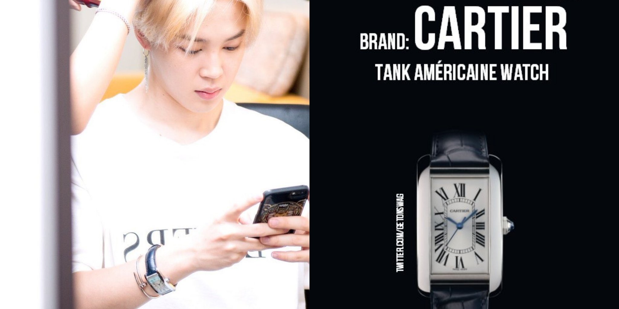 Park Jimin Cartier watch BTS