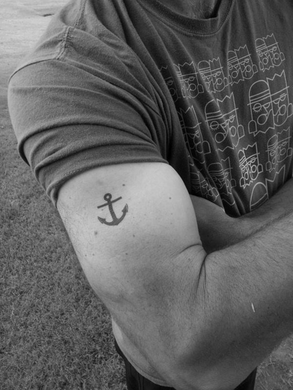 Simple Anchor Tattoo