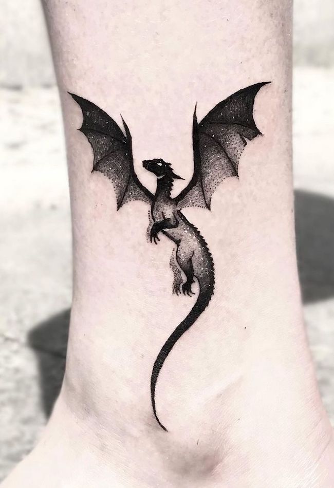 Simple Dragon Tattoo