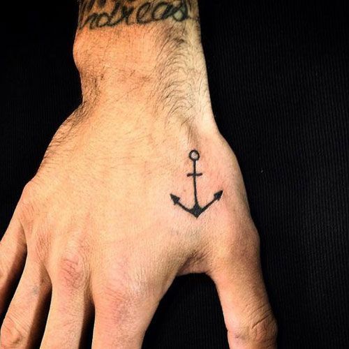 Simple Hand Tattoo