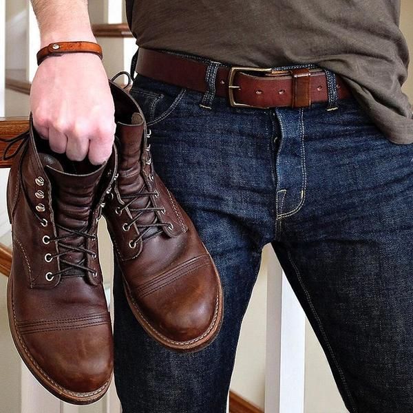 Classic Leather Belt & Shoes — Finishing Touch